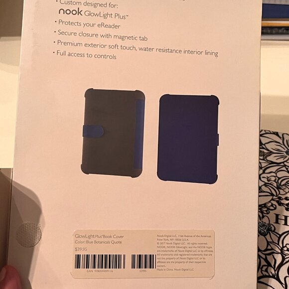 Barnes & Noble Nook GlowLight Plus Cover Jane Austen Theme (e/x) (NEW) - Picture 5 of 9